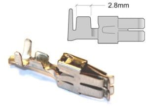 Crimp terminals, 0.5-1.0mm2, 25 pcs