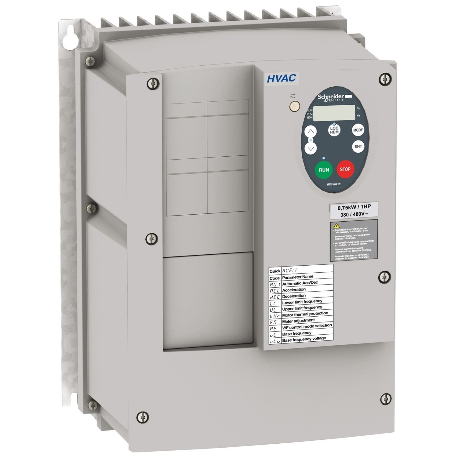 variable speed drive - ATV21 - 5.5kW 7.5HP - 480V - EMC filter class B - IP54