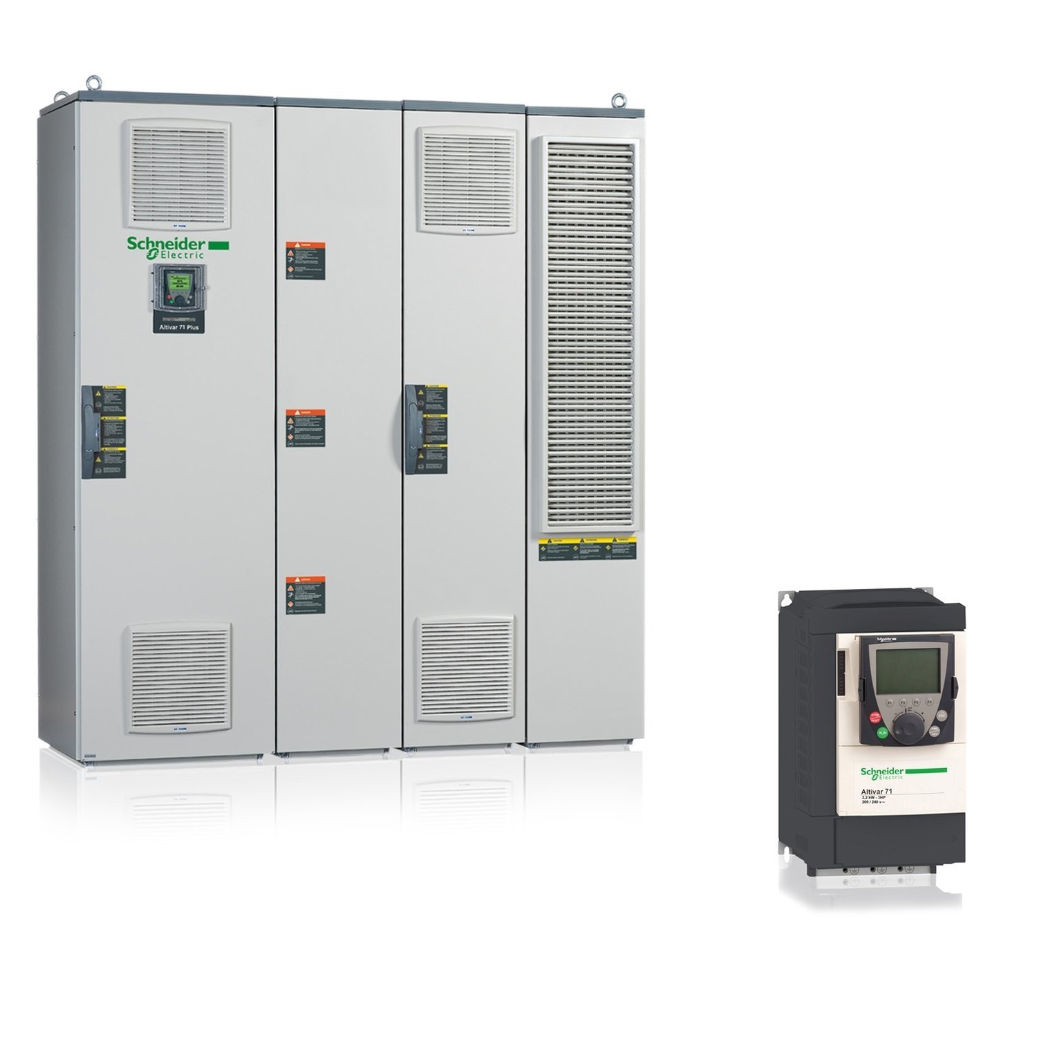 ATV71 ENCLOSED IP54 480V 132 kW 200 HP EMC